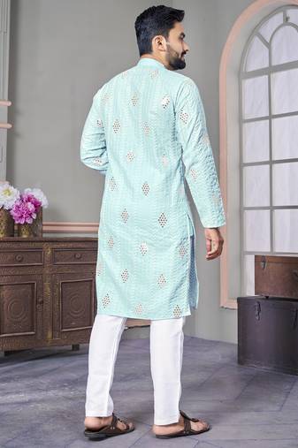 The classic choice for every occasion royal lilen kurta pyjama for men's