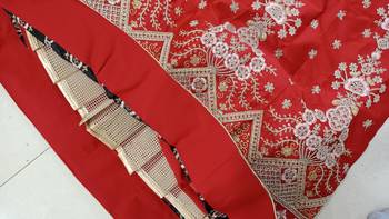 Trendmalls Satin Embroidery with Golden Sequin work Lehenga Choli with Dupatta - Bridal Lehenga Choli for Women 8