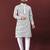 Traditional lucknowi concept embroidery work kurta pyjama for men's