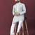 Traditional lucknowi concept embroidery work kurta pyjama for men's