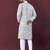 Traditional lucknowi concept embroidery work kurta pyjama for men's