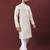 Traditional lucknowi concept embroidery work kurta pyjama for men's