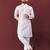 Traditional lucknowi concept embroidery work kurta pyjama for men's