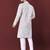 Traditional lucknowi concept embroidery work kurta pyjama for men's