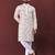 Traditional lucknowi concept embroidery work kurta pyjama for men's