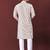 Traditional lucknowi concept embroidery work kurta pyjama for men's