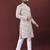 Traditional lucknowi concept embroidery work kurta pyjama for men's