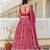 Trendmalls Art Silk Golden Sequin Embroidery work Lehenga Choli with Dupatta SemiStitch