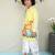 Yellow cotton woven dhoti kurta for boys