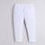 White cotton woven shirt and pant set for boys