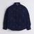Navy cotton woven shirt for boys