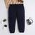 Navy cotton woven jogger for boys