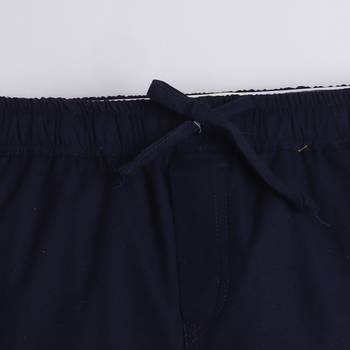 Navy cotton woven jogger for boys 2