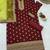 latest maroon silk patial suit with contrast dupatta for women