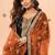 latest black silk patial suit with contrast dupatta for women