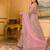 Georgette Sequin Embroidery Lehenga Choli Dupatta Set SemiStitch