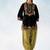 black velvet patiala suit for women with ombre dupatta