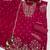 simple and sober pink vichitra silk suit for women