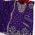 simple and sober purple vichitra silk suit for women