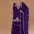 purple vichitra silk based  palazzo suit for women