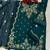 green vichitra silk based designer palazzo suit for women
