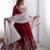 Elegant Embroidered Sequence Designer Anarkali Three Piece Set 