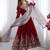 Elegant Embroidered Sequence Designer Anarkali Three Piece Set 