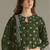 green faux georgette long straight suit for women embroidered