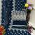 blue faux georgette long straight suit for women embroidered