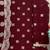 maroon faux georgette long straight suit for women embroidered