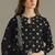 black faux georgette long straight suit for women embroidered