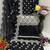black faux georgette long straight suit for women embroidered