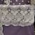 lilac faux georgette long straight suit for women embroidered