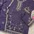 Lavender heavy vichita semi stitched suit with sequence emrboidery & mirror work