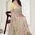 Lemon  color resham embroidery & stone work net party wear saree with blouse pieces