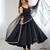 Black Colour Silk Chanderi Fabric Fully Flair Anarkali Kurti With Pant Dupatta Set