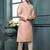 Men's poly jacquard peach kurta pajama