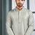 Men's poly jacquard grey kurta pajama