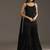 designer black beads embroidered georgette palazzo suit