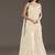designer white beads embroidered georgette palazzo suit