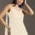 designer white beads embroidered georgette palazzo suit
