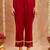 Maroon embroidered cotton kurta set