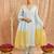 Light blue embroidered cotton kurta set