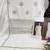 new georgette white palazzo suit with hand work finish
