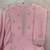 new georgette baby pink palazzo suit with hand work finish