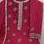 new georgette pink palazzo suit with hand work finish