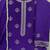 new georgette purple palazzo suit with hand work finish