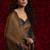Gold color hand work fendy silk two tone fancy saree with blouse piece