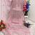 summer wear pink organza embroidered palazzo suit for women