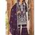 summer wear purple organza embroidered palazzo suit for women